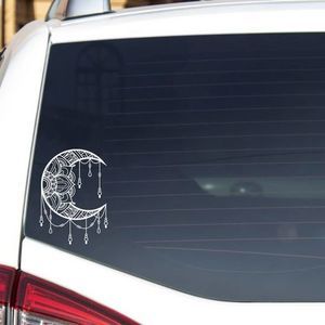 Boho Crescent Moon Vinyl Decal